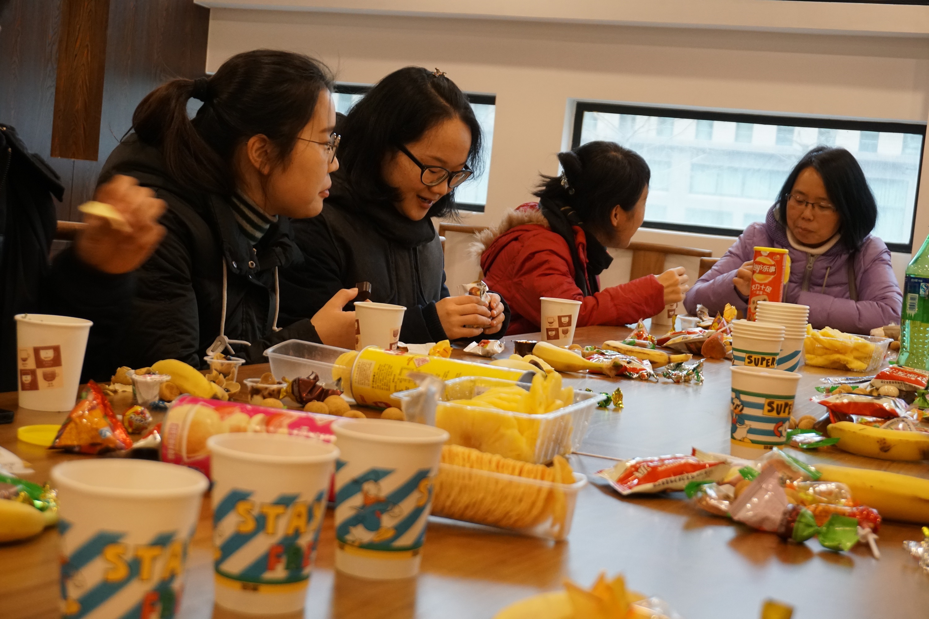 留校学生新年茶话会